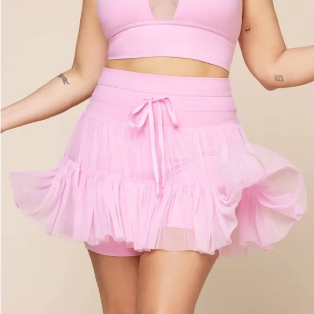 Popflex Pirouette Skort in Bubblegum Pink